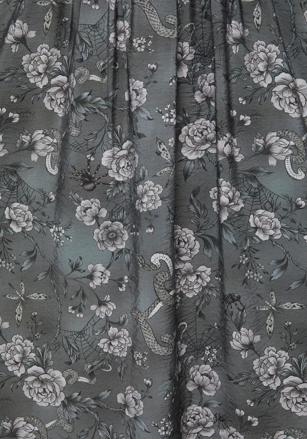 Meadow Floral Serpent Print Cami Midi Dress Product Image