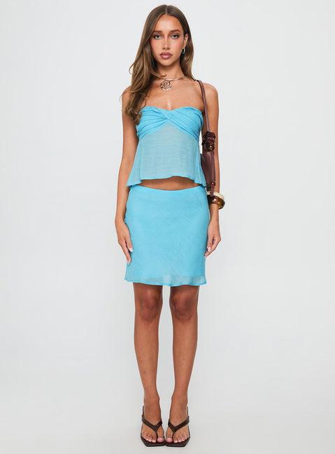 Ceranova Strapless Set Blue Product Image