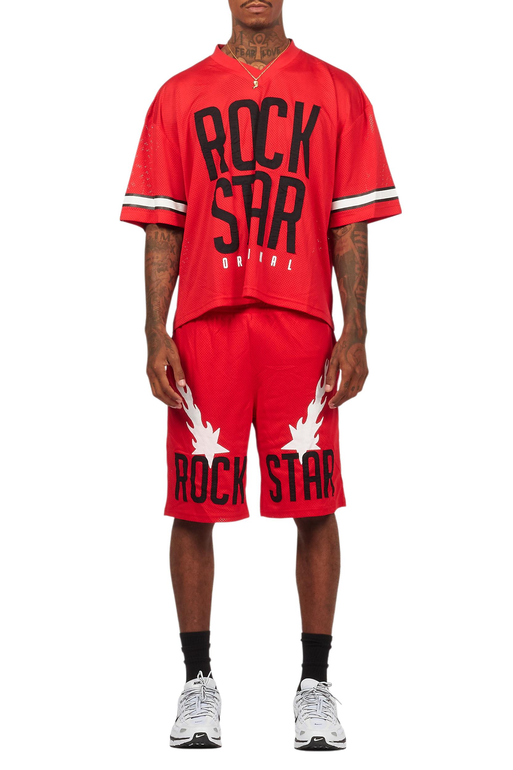 Climi Red T-Shirt/Short Set Male Product Image