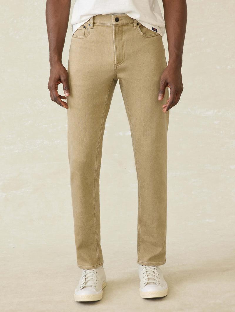 Stretch Terry 5-Pocket Pant - Desert Khaki Product Image