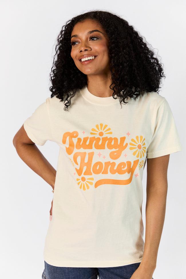 Sunny Honey Ivory Comfort Color Graphic Tee SALE Product Image