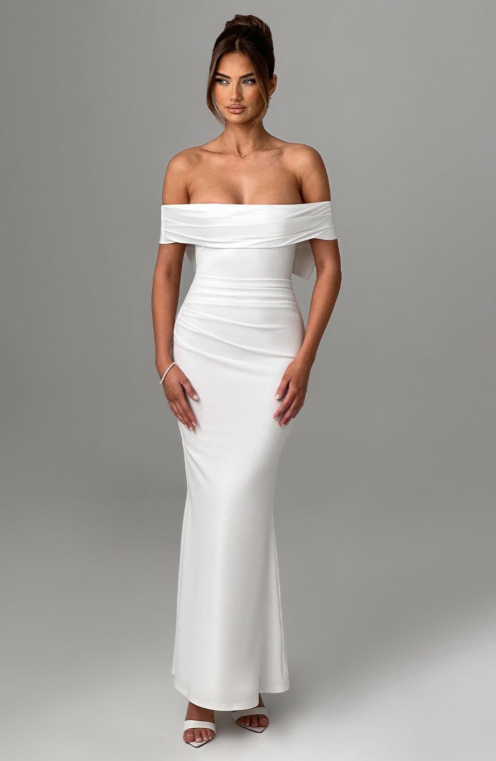Joanna Maxi Dress - Ivory Product Image