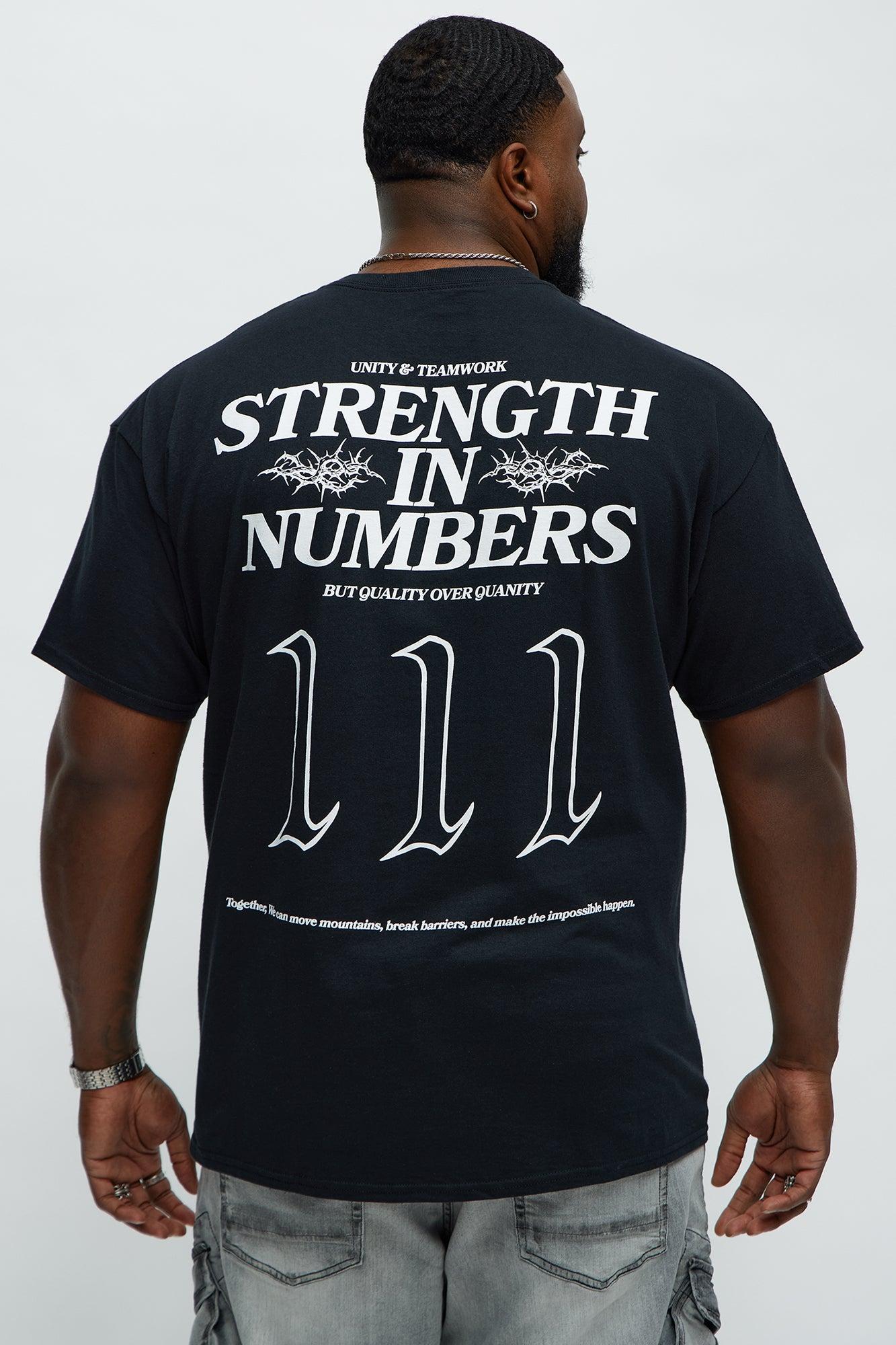 Strength In Numbers Short Sleeve Tee - Black Male Product Image