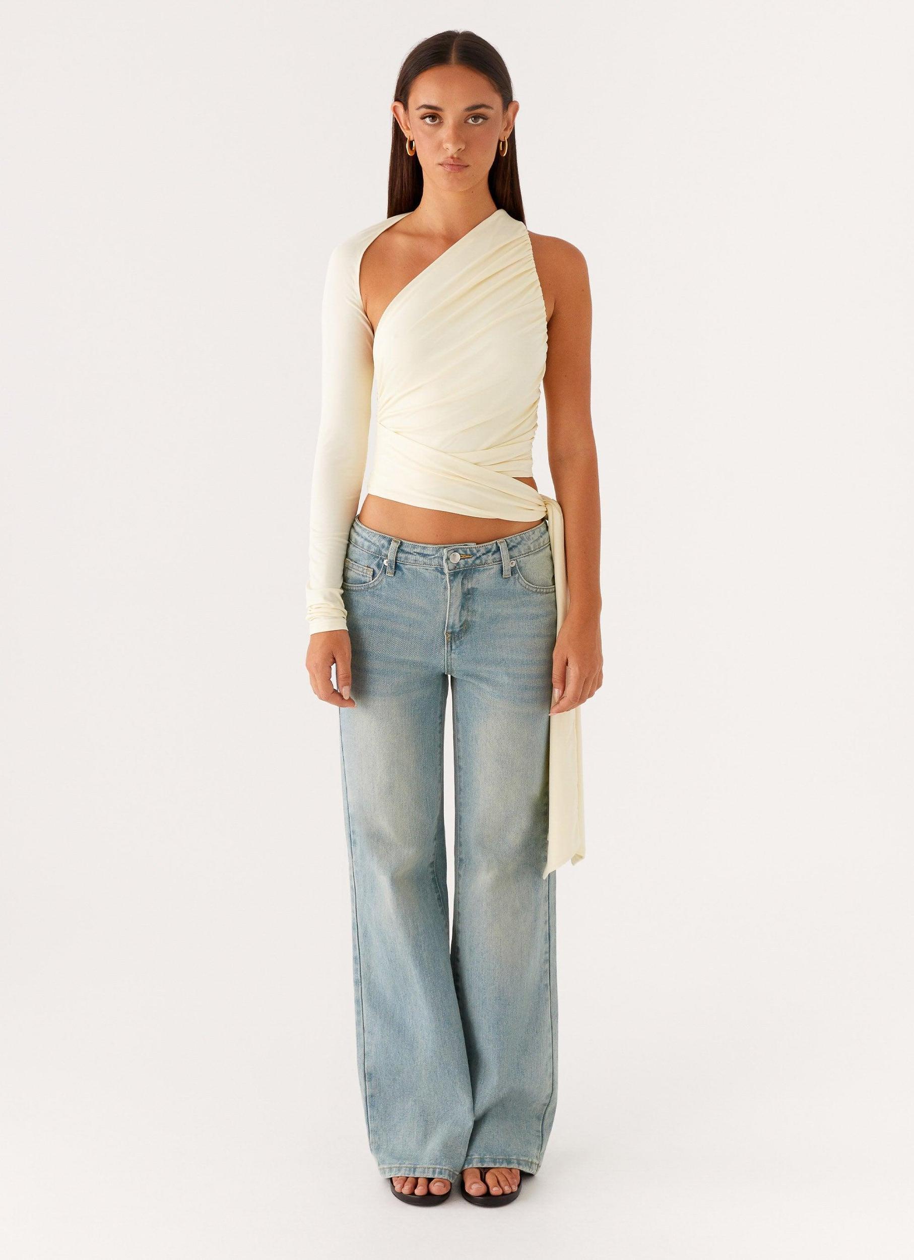 Merryn Top - Pale Yellow Product Image