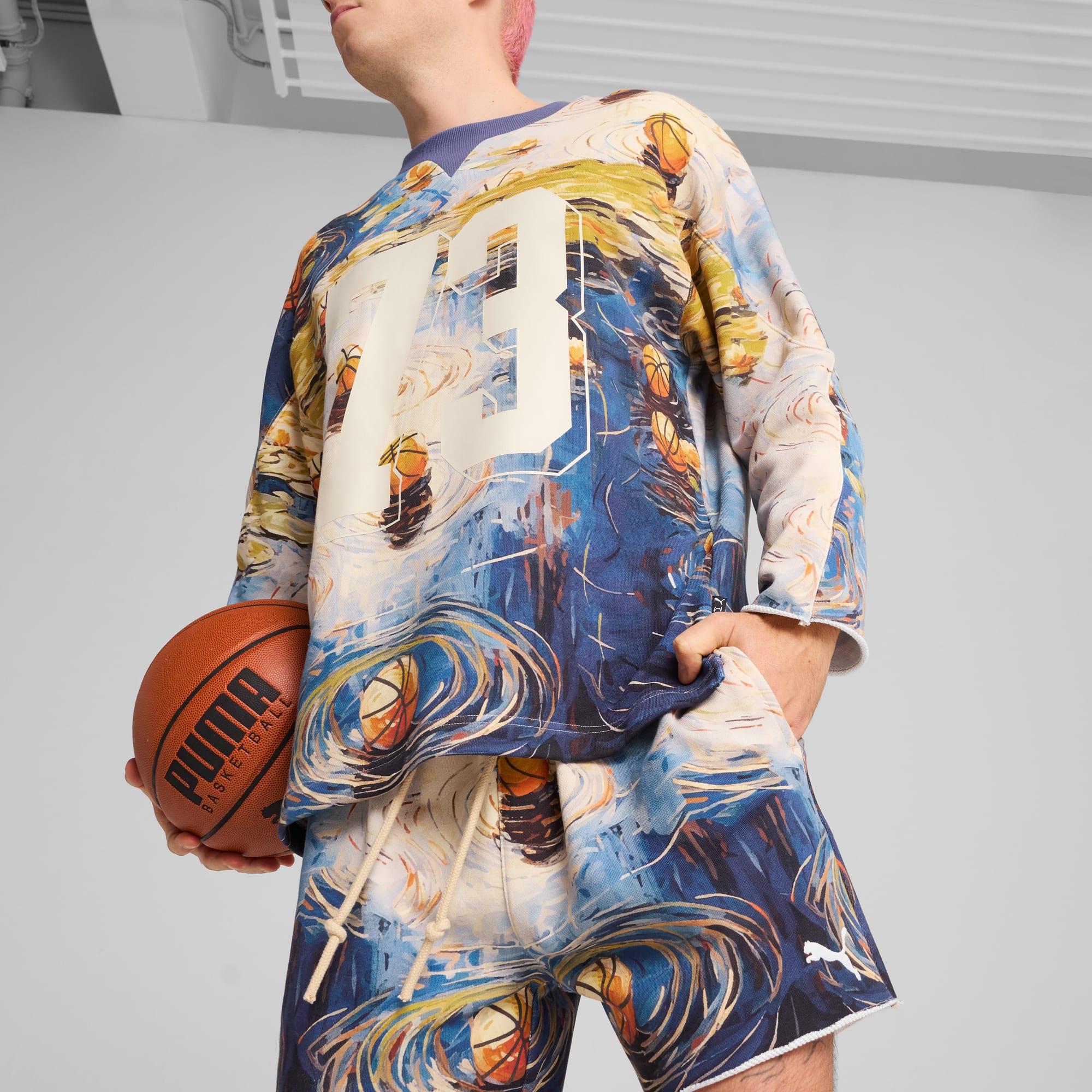 Dylan Exhibit Men's Terry Basketball Shorts Product Image