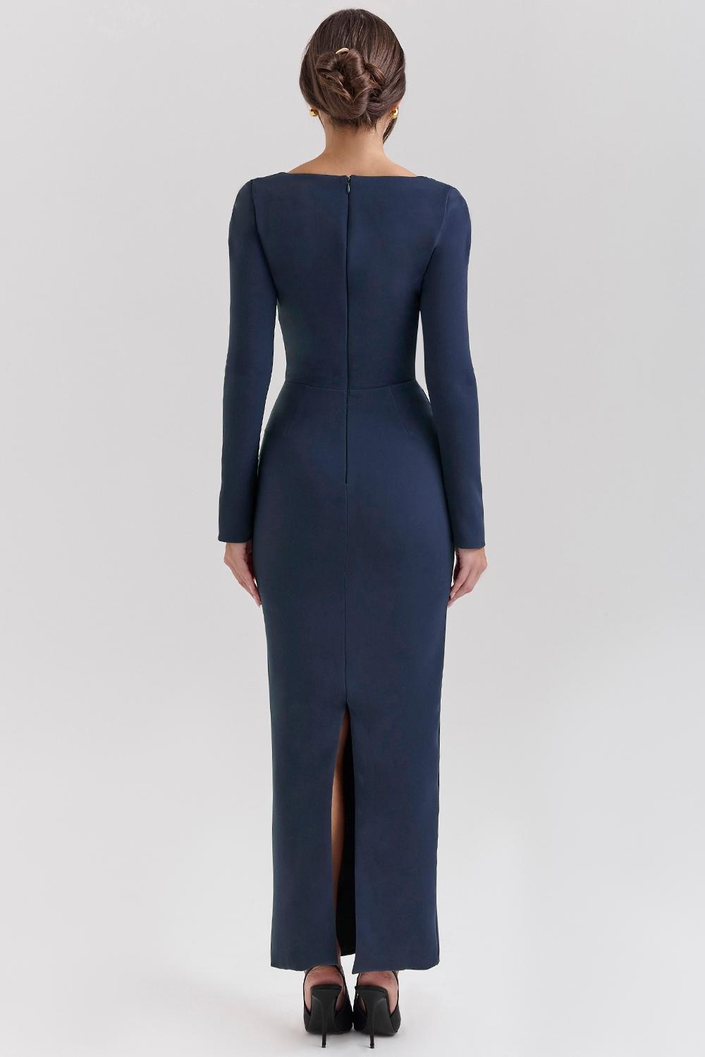 Corinthia  midnight bodycon maxi dress - sale Product Image