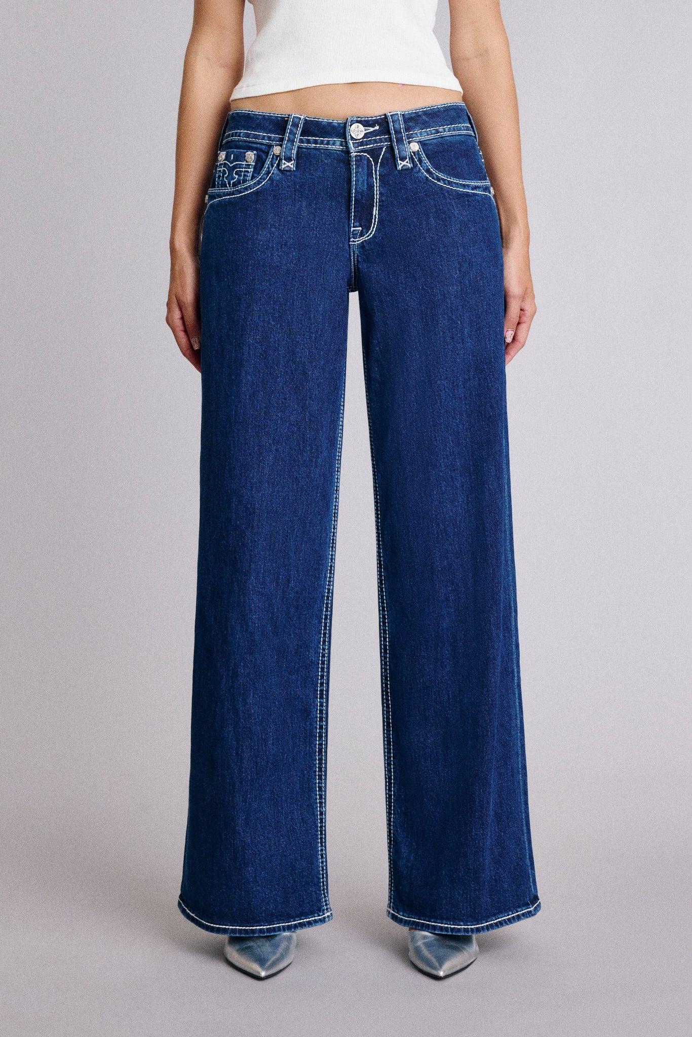 Lana Low-Rise Wide-Leg Jeans Female Product Image