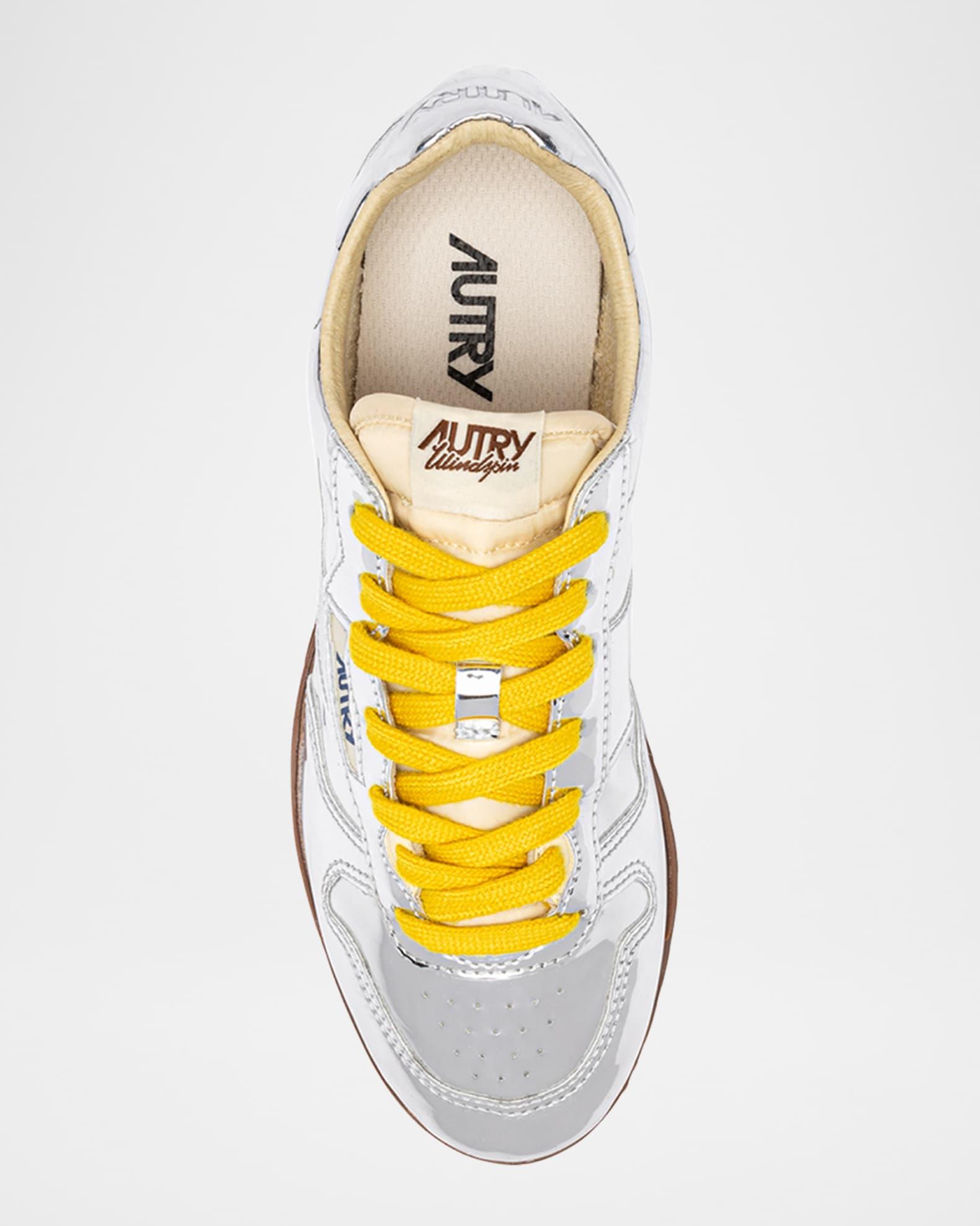 Windspin Retro Metallic Runner Sneakers Product Image