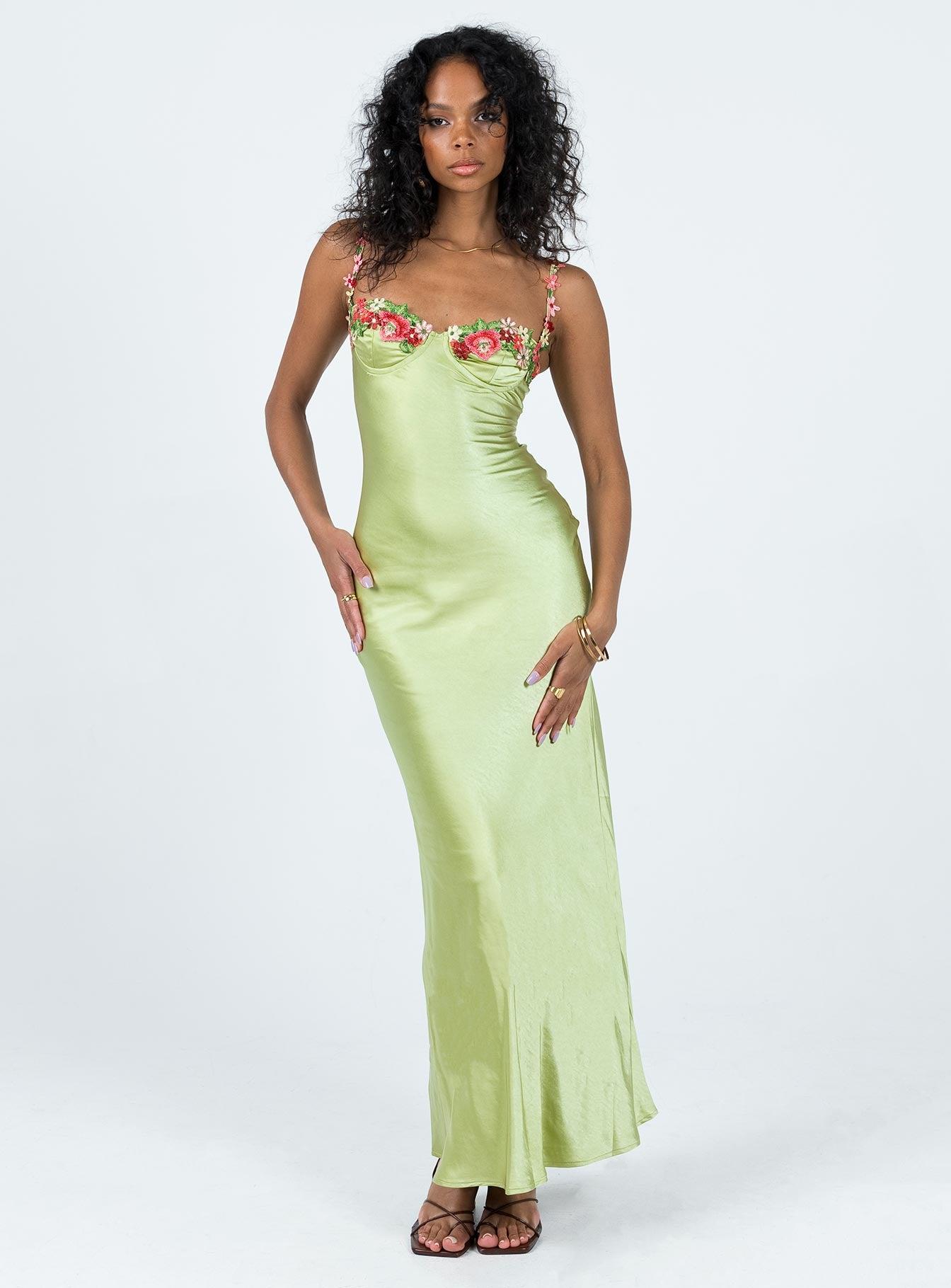 Kenzie Maxi Dress Green Product Image