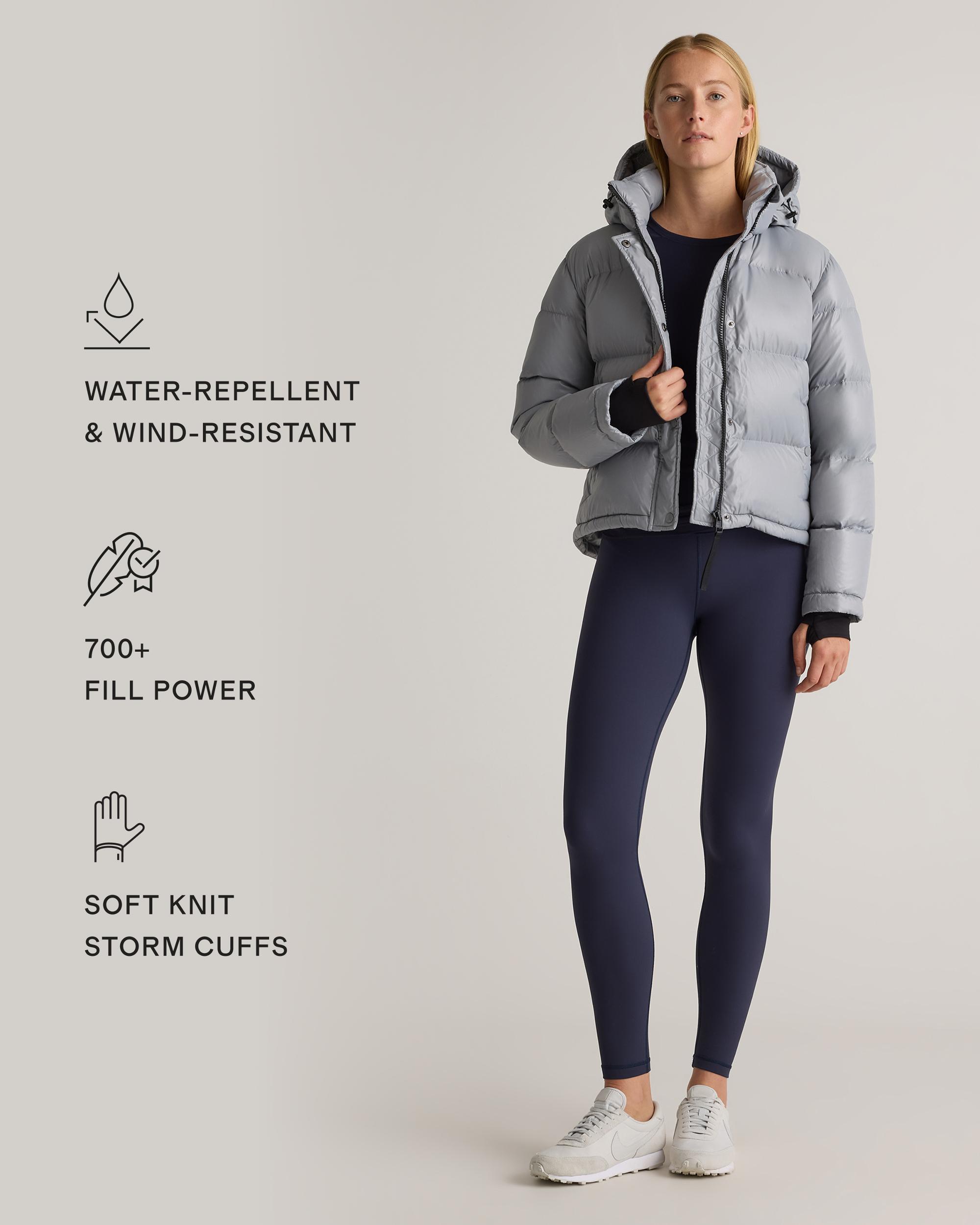 Quince | Women's Responsible Down Cropped Puffer Jacket Recycled Polyester Product Image