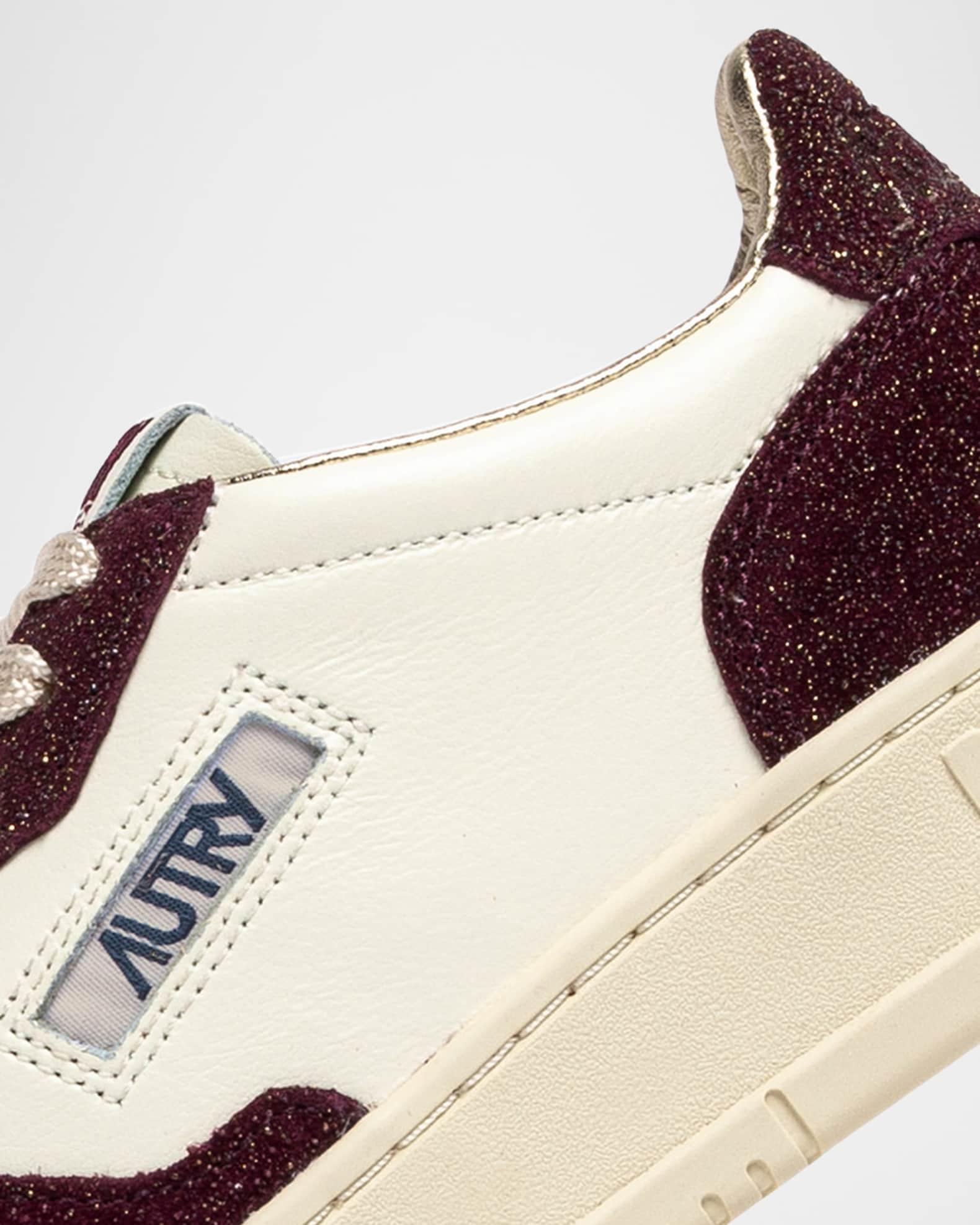 Medalist Mixed Leather Low-Top Sneakers Product Image