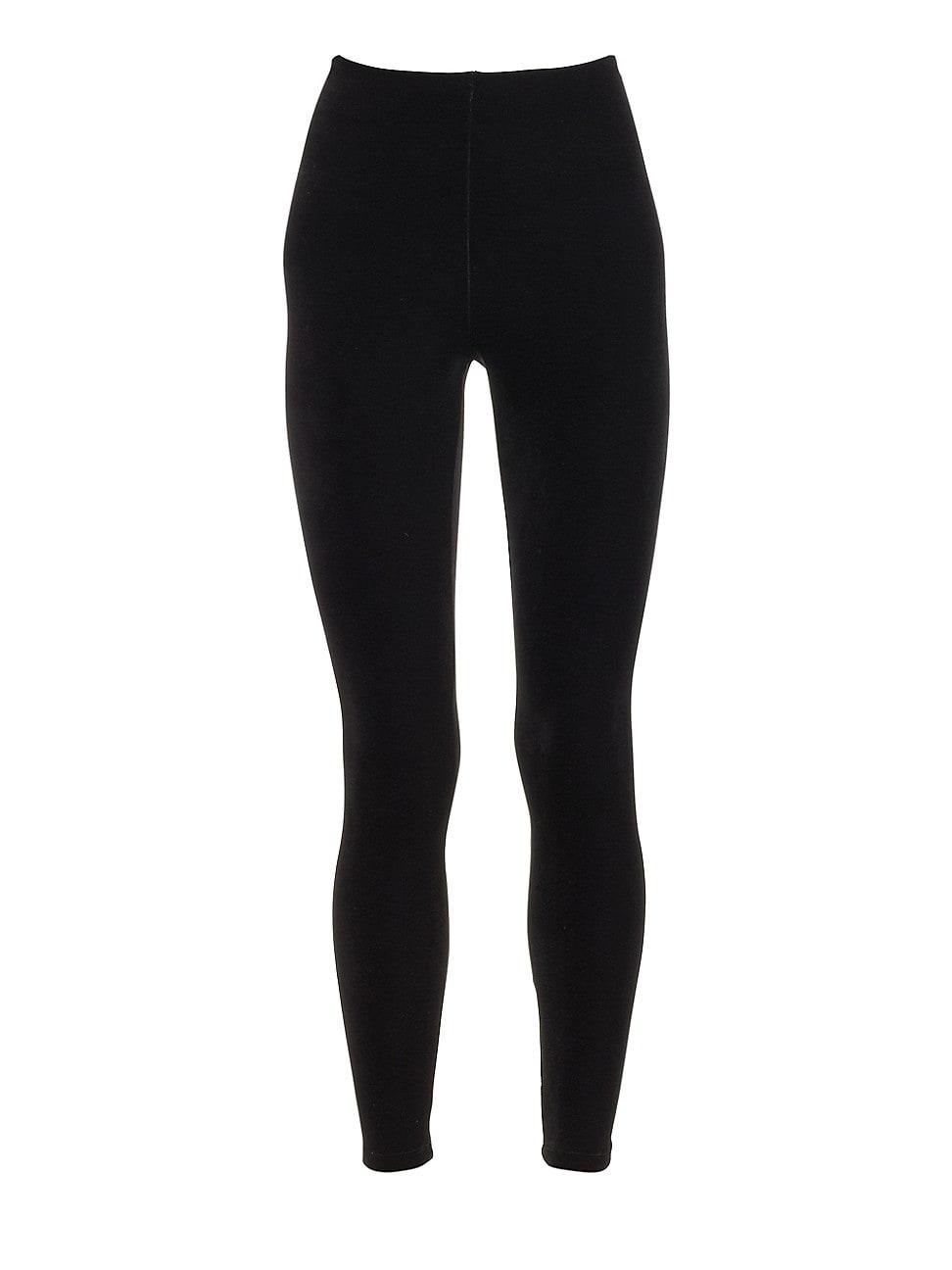 Womens Classic Velvet Leggings Product Image