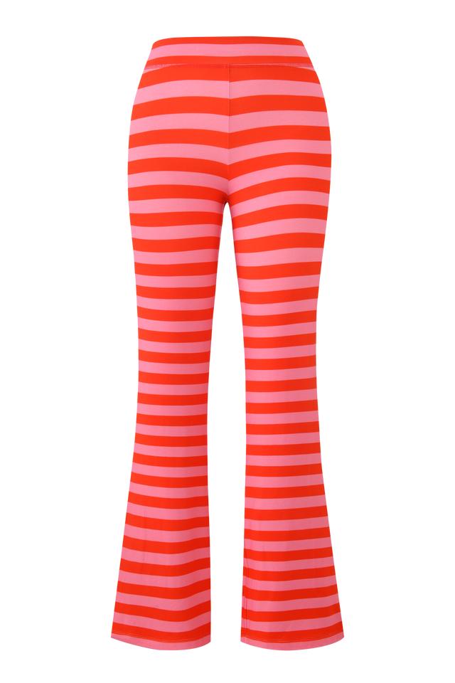 FAFI BLARE CAP SLEEVE HOODIE - PINK STRIPE Product Image