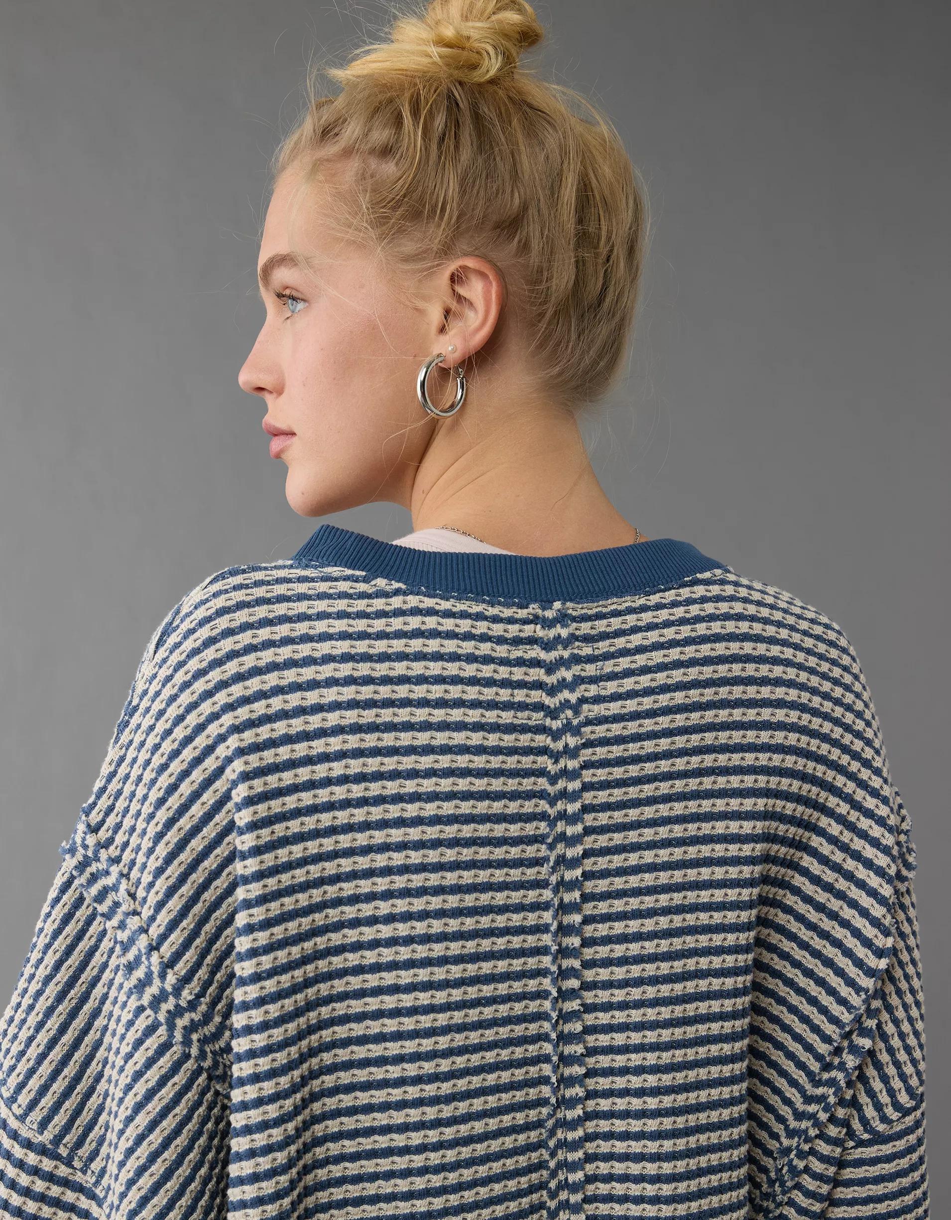 AE Big Hug Waffle Sweatshirt Product Image