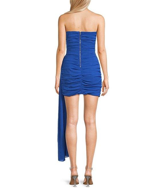 Lulus Mesh Strapless Bodycon Mini Dress Product Image