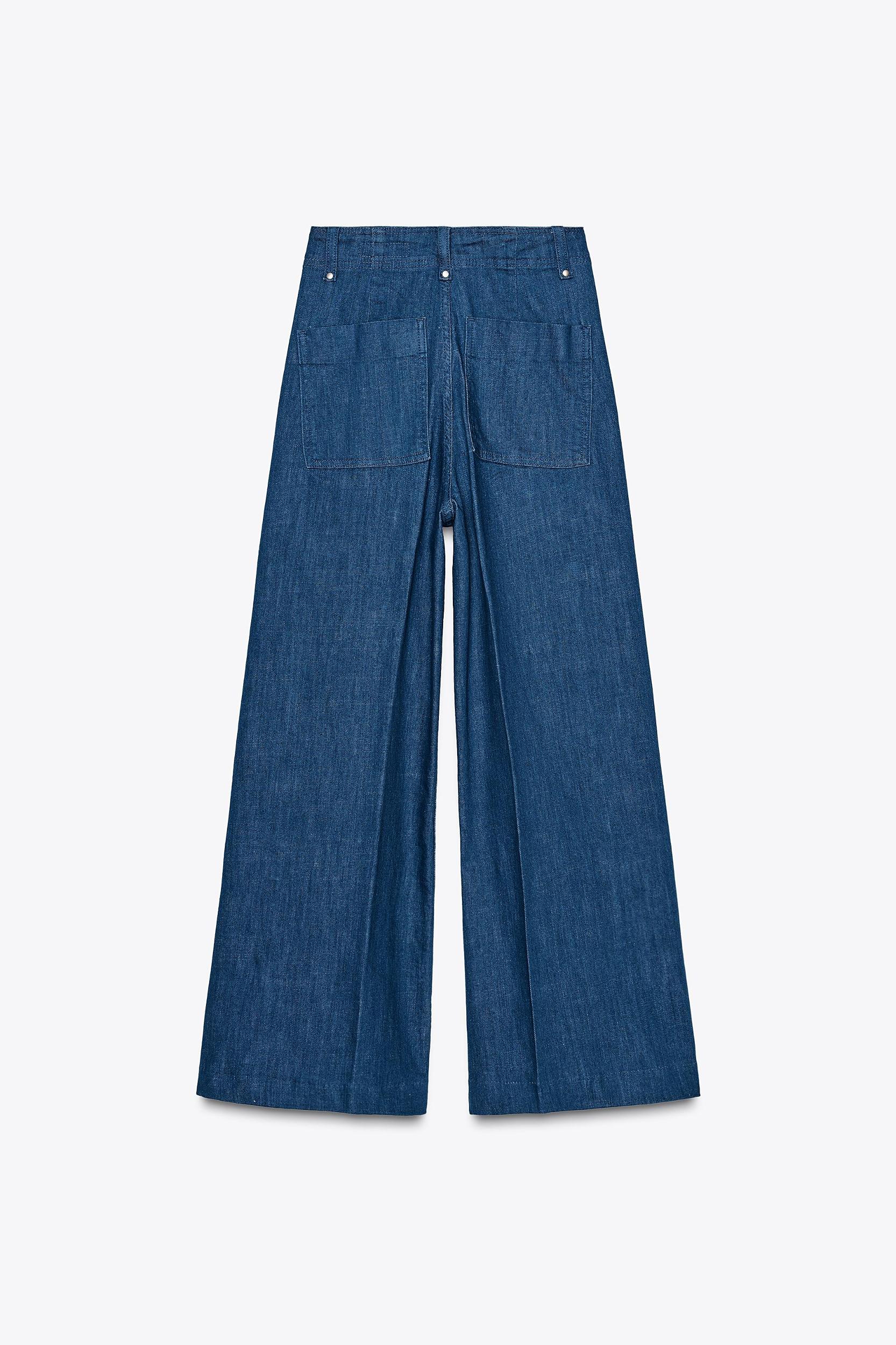 ZW COLLECTION HIGH WAIST WIDE LEG JEANS Product Image