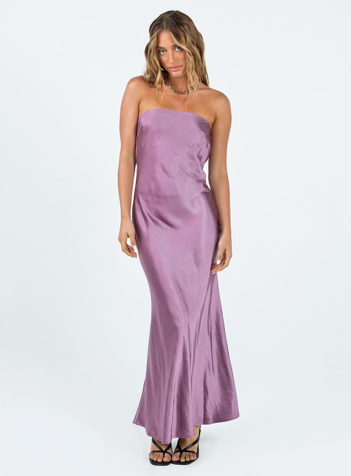 Haley Maxi Dress Mauve Product Image