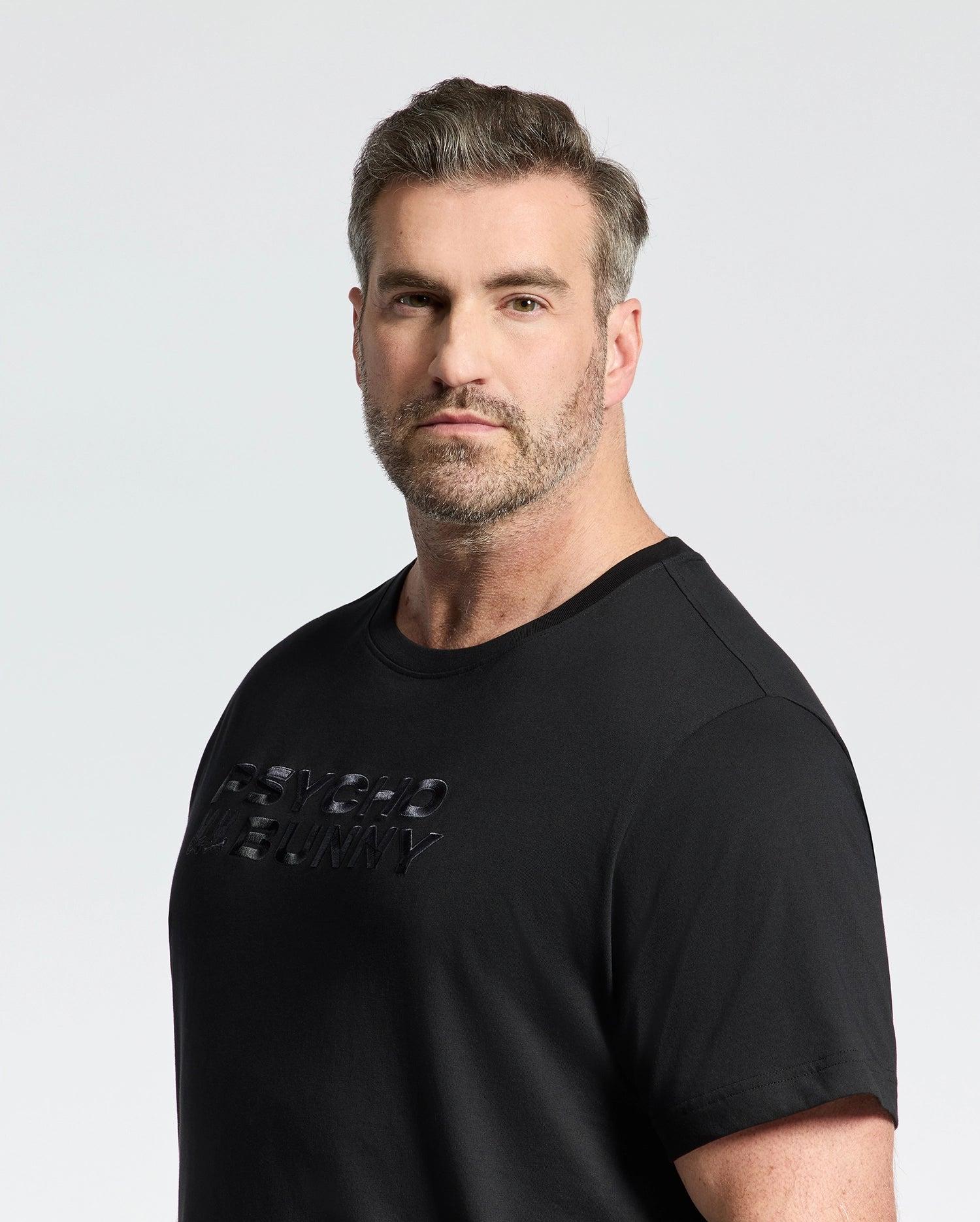 MENS BIG AND TALL BERNI EMBROIDERED WORDMARK GRAPHIC TEE - B9U417F200 Male Product Image