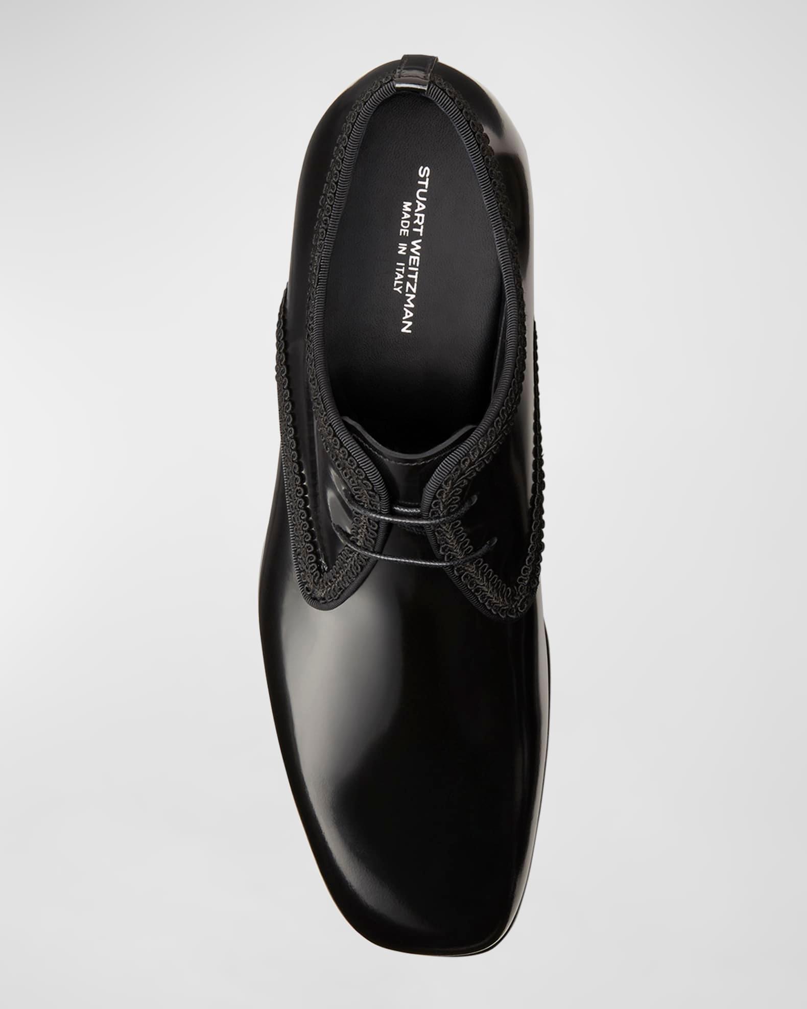 Men's Alastar Fabric-Trim Leather Derby Shoes Product Image