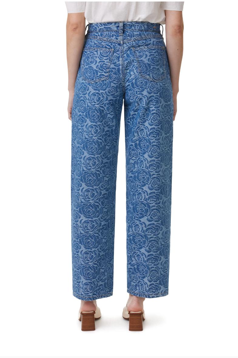 Jacquard Barrel Jeans Product Image