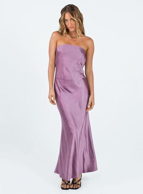 Haley Maxi Dress Mauve Product Image