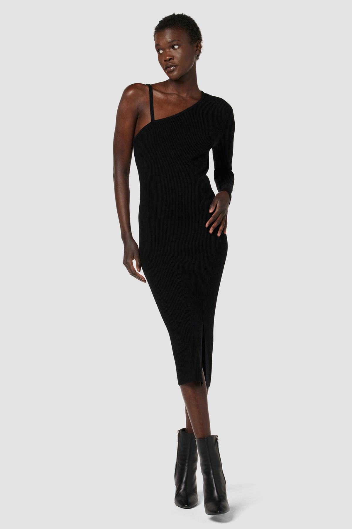 Asymmetrical Long Sleeve Dress Female Product Image