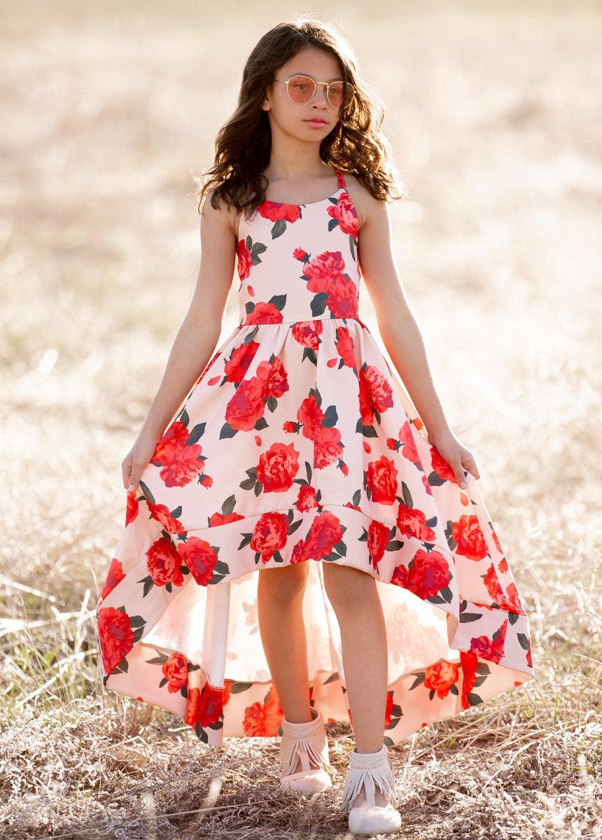 Pearl Dress in Shell Floral Girls Product Image