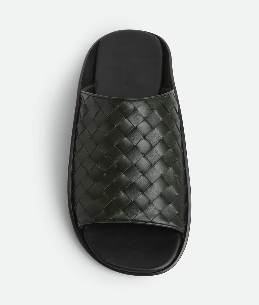 Men's Wave Mule Sandal in Dark green Product Image