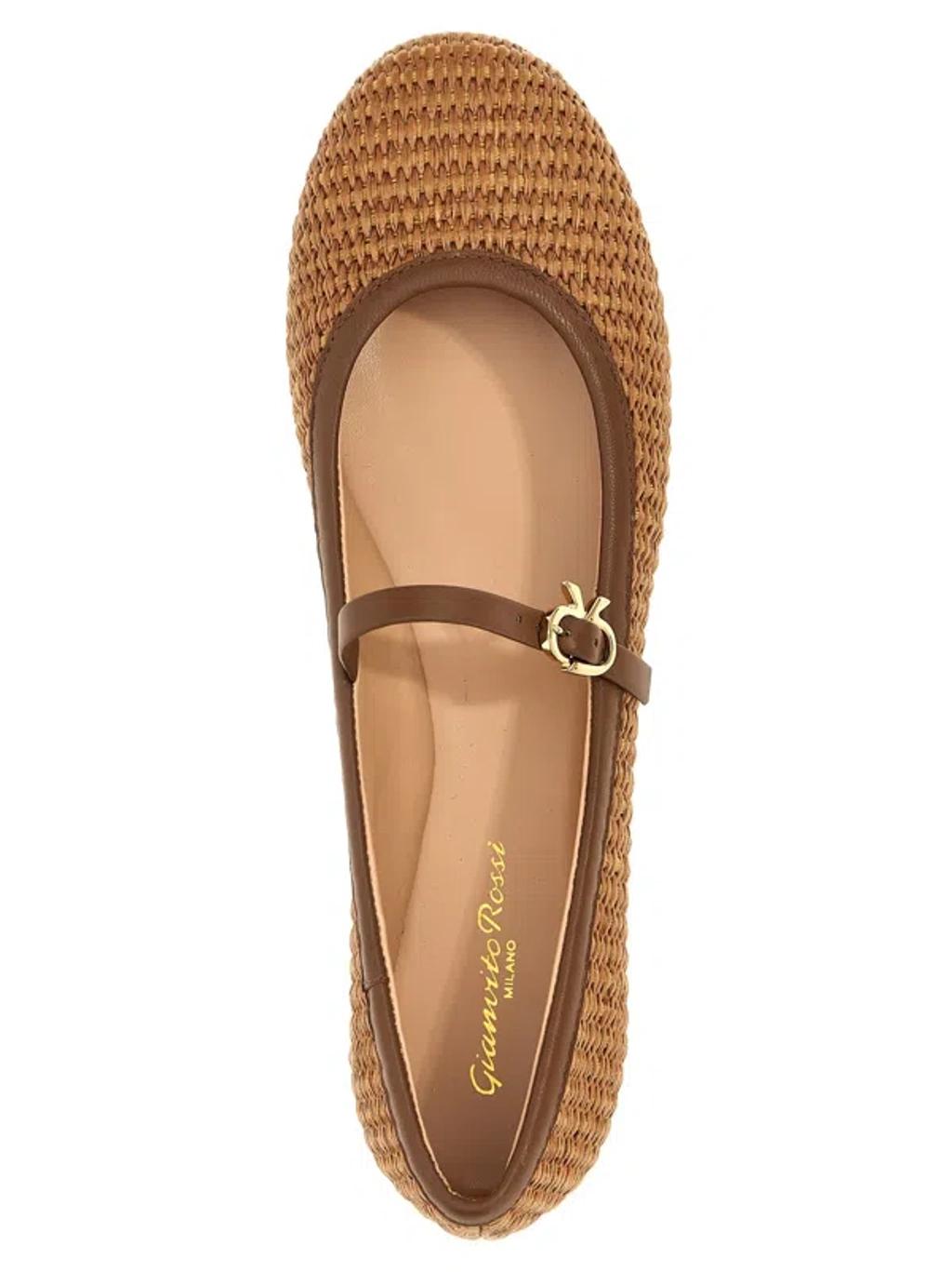 Carla raffia ballet pumps Product Image