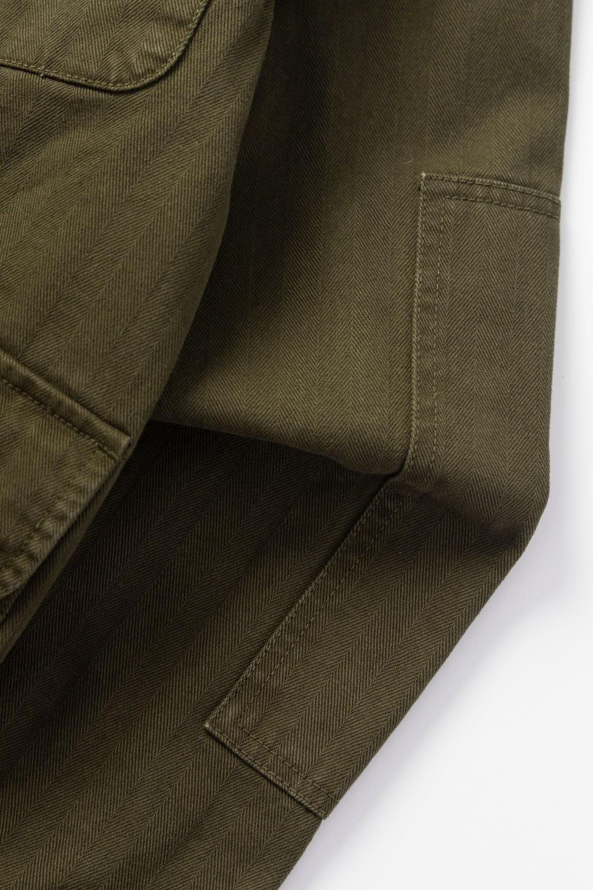 Blacksmith - Herringbone Jungle Jacket - Olive Product Image