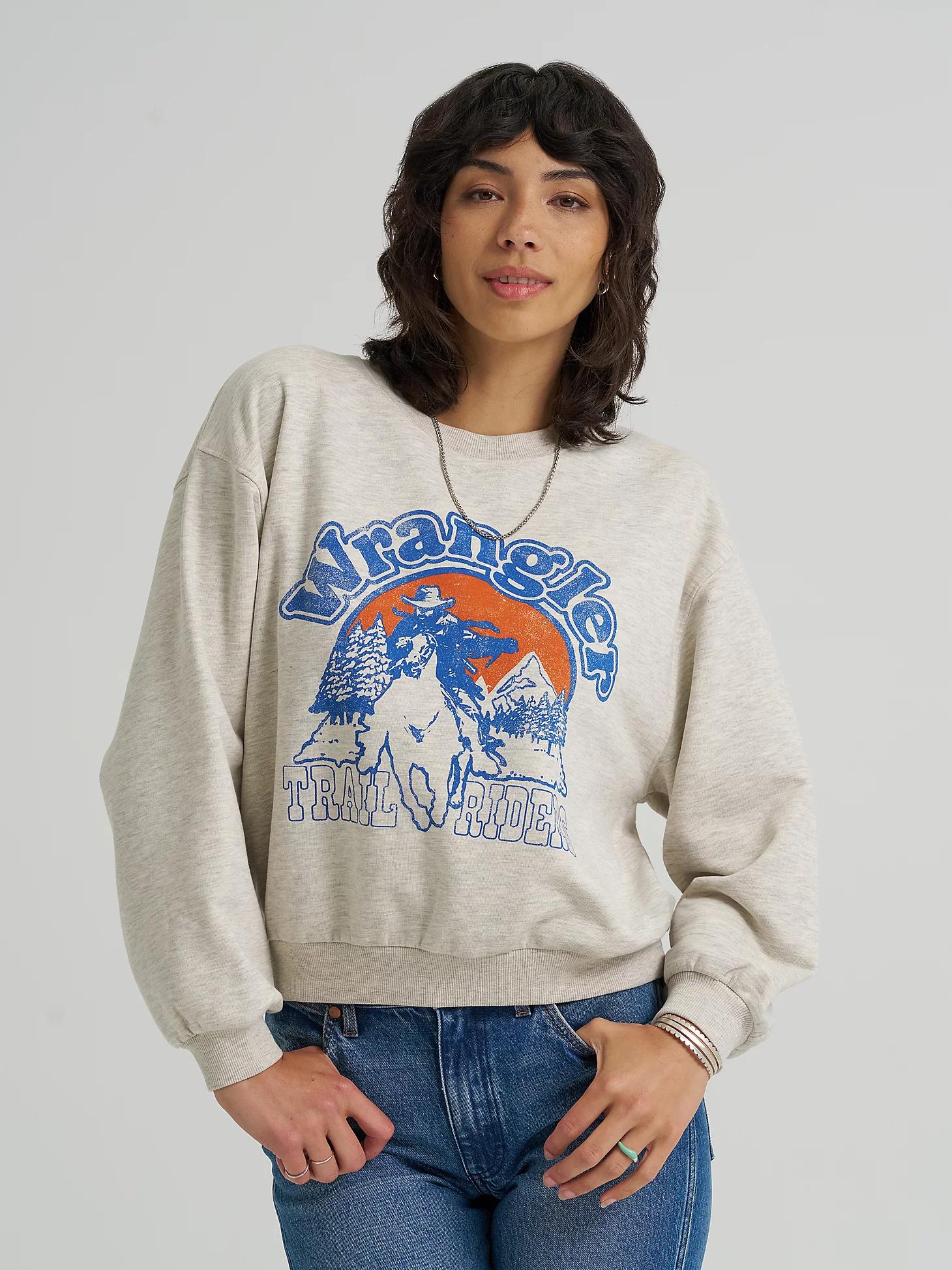Women's Ballon Sleeve Sweatshirt | Women's TOPS | Wrangler® Product Image