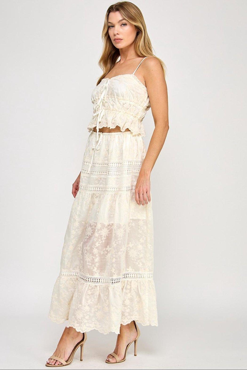 Floral Embroidered Set Product Image