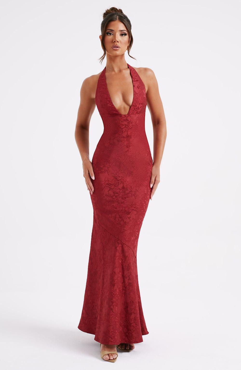 Josephine Maxi Dress - Red Product Image