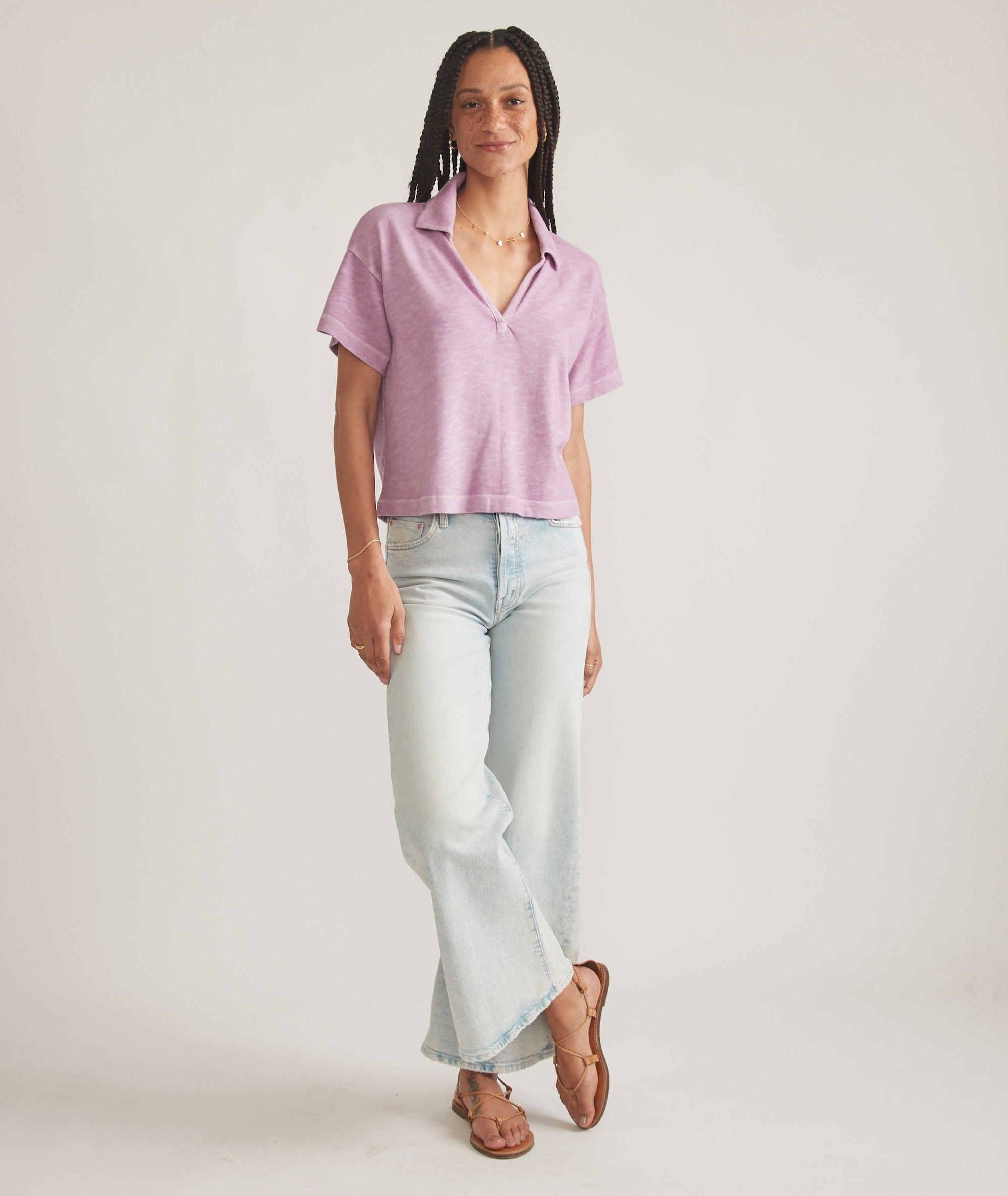 Vintage Slub Polo Tee Product Image