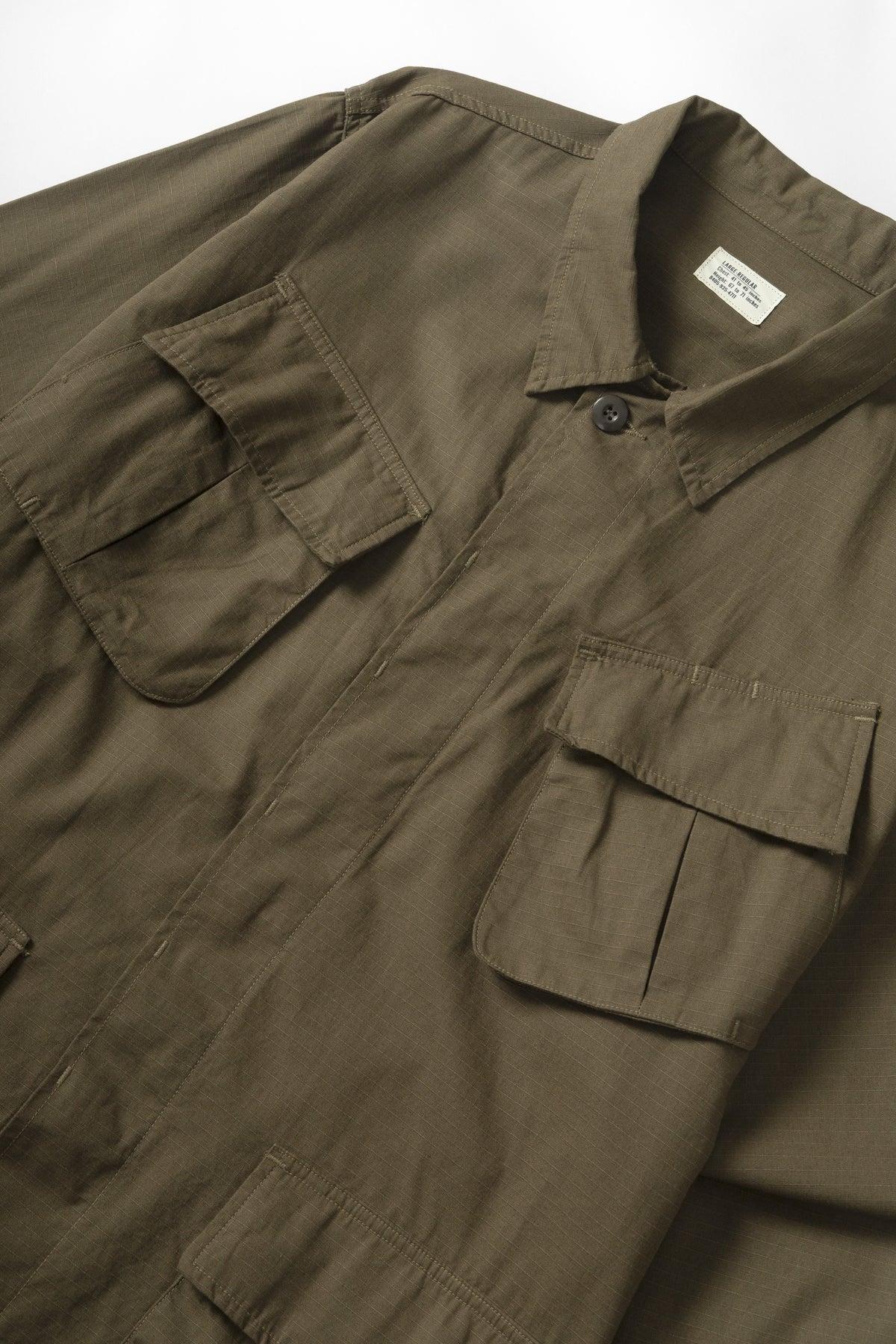 Non Stock MFG - Ripstop Tropical Jungle Jacket - Olive Product Image