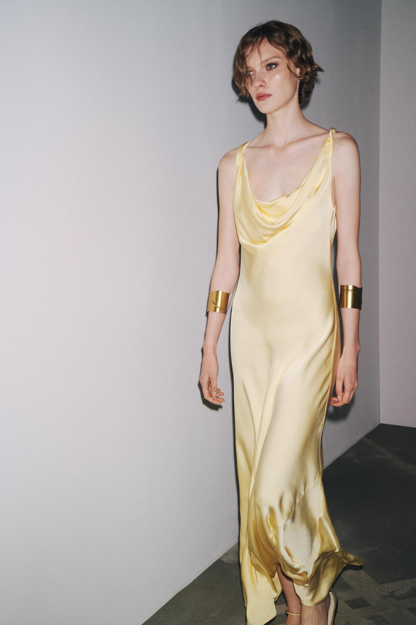 ZW COLLECTION SATIN LONG DRESS Product Image