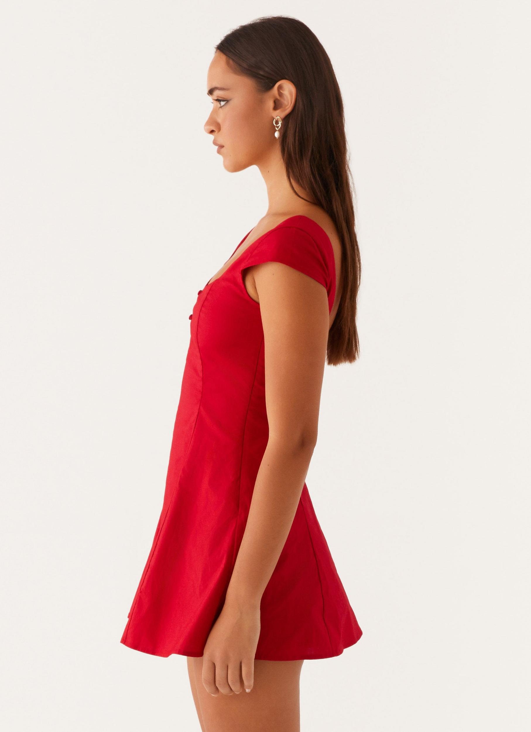 Kinley Mini Dress - Red Product Image
