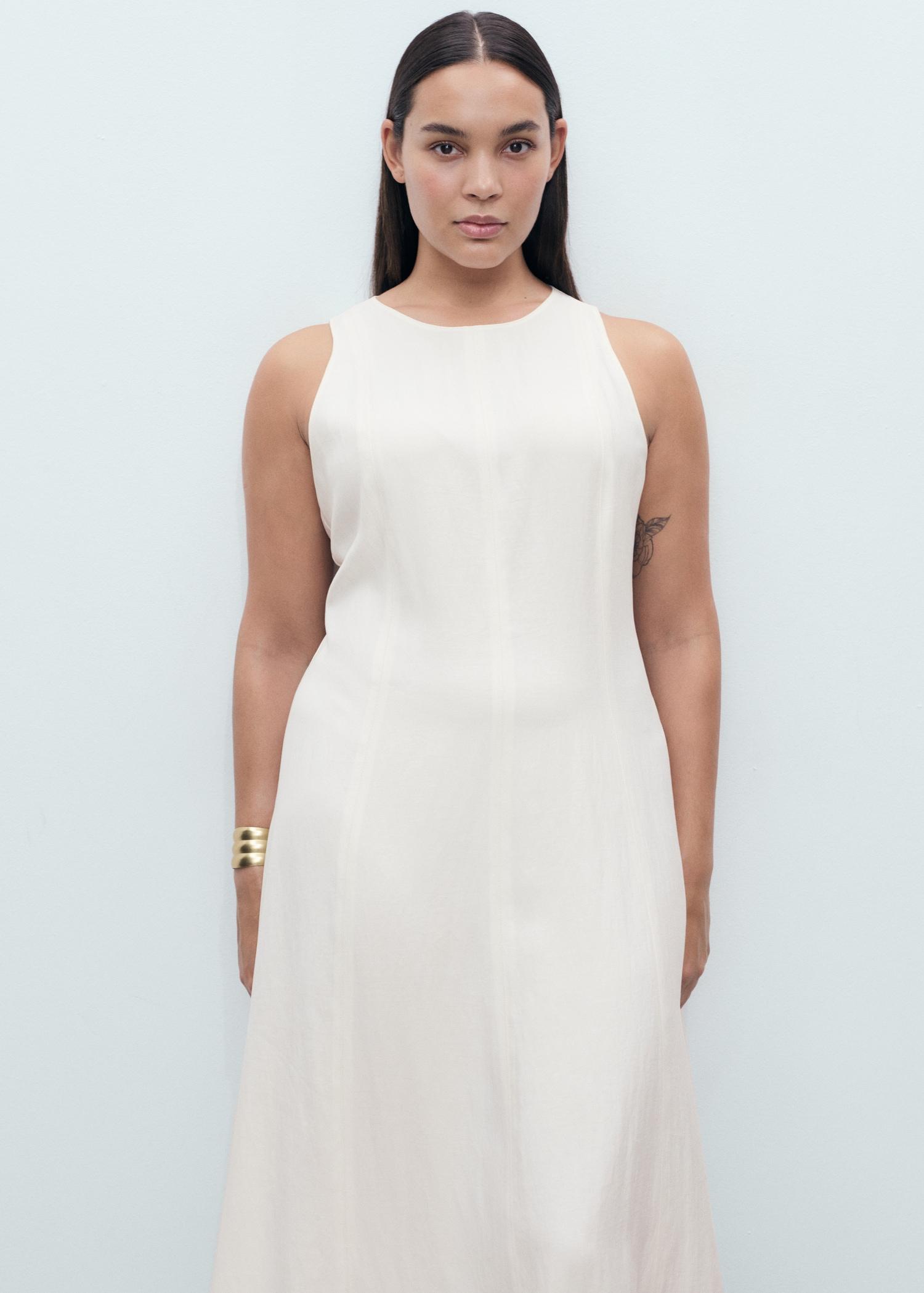 Flared midi-dress - Women | MANGO USA Product Image