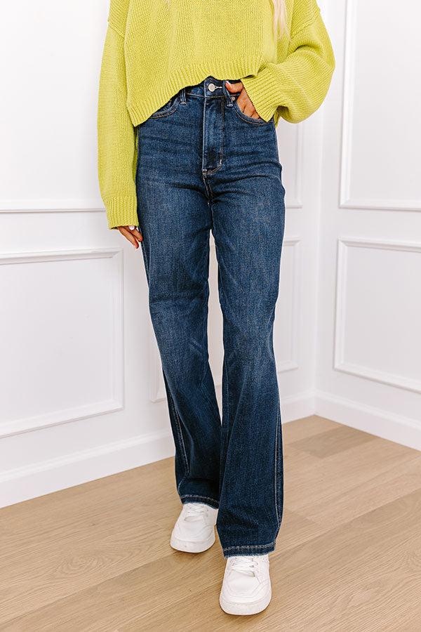 JUDY BLUE Molly High Waist Straight Leg Jean Product Image