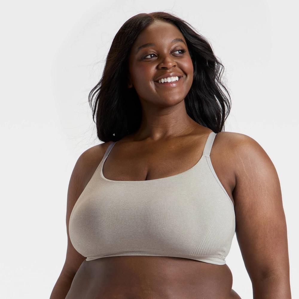 Women's Seamless Removeable Pad Bralette - Auden™ Mauve XXL Product Image