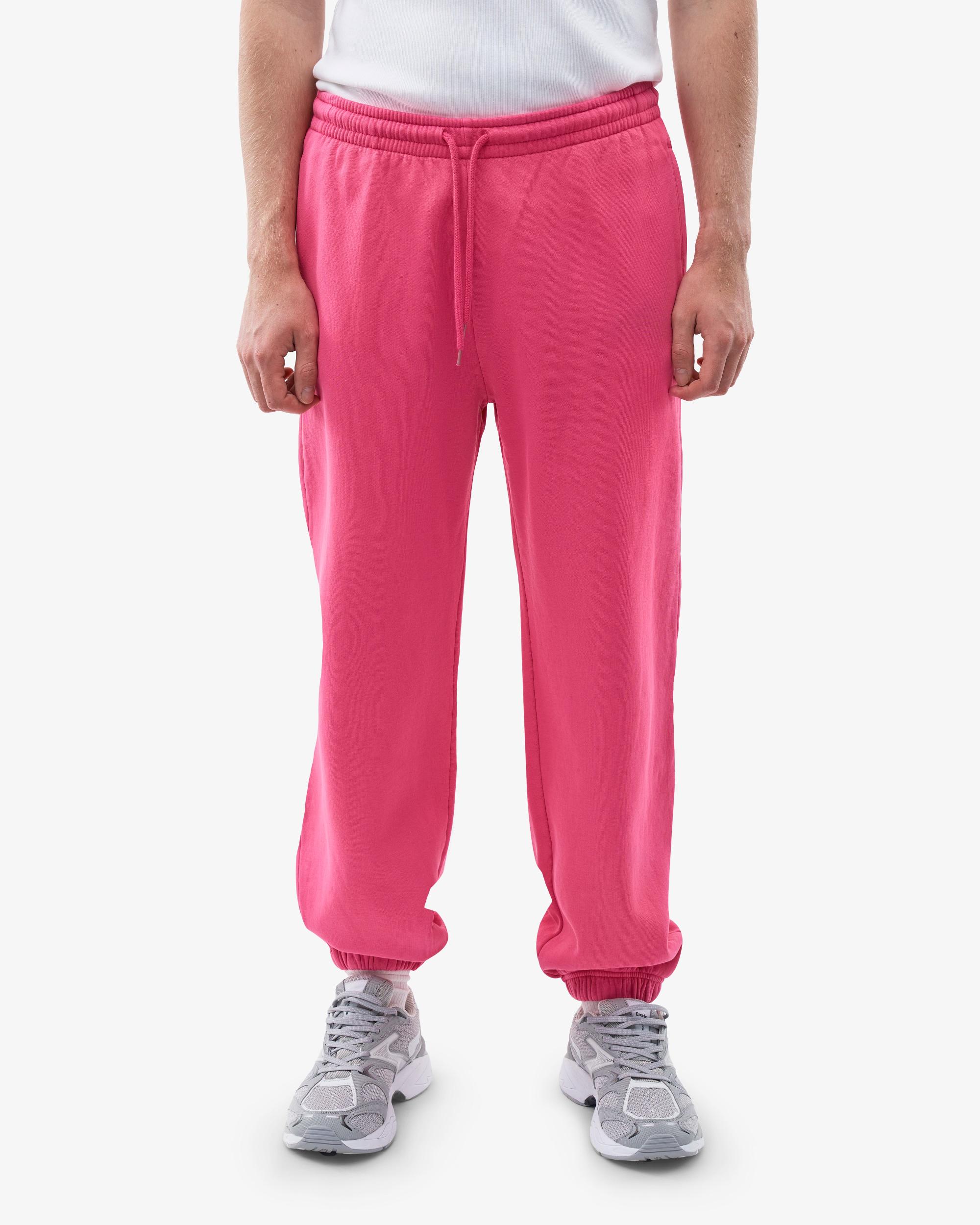 Organic Relaxed Sweatpants - Bubblegum Pink Product Image