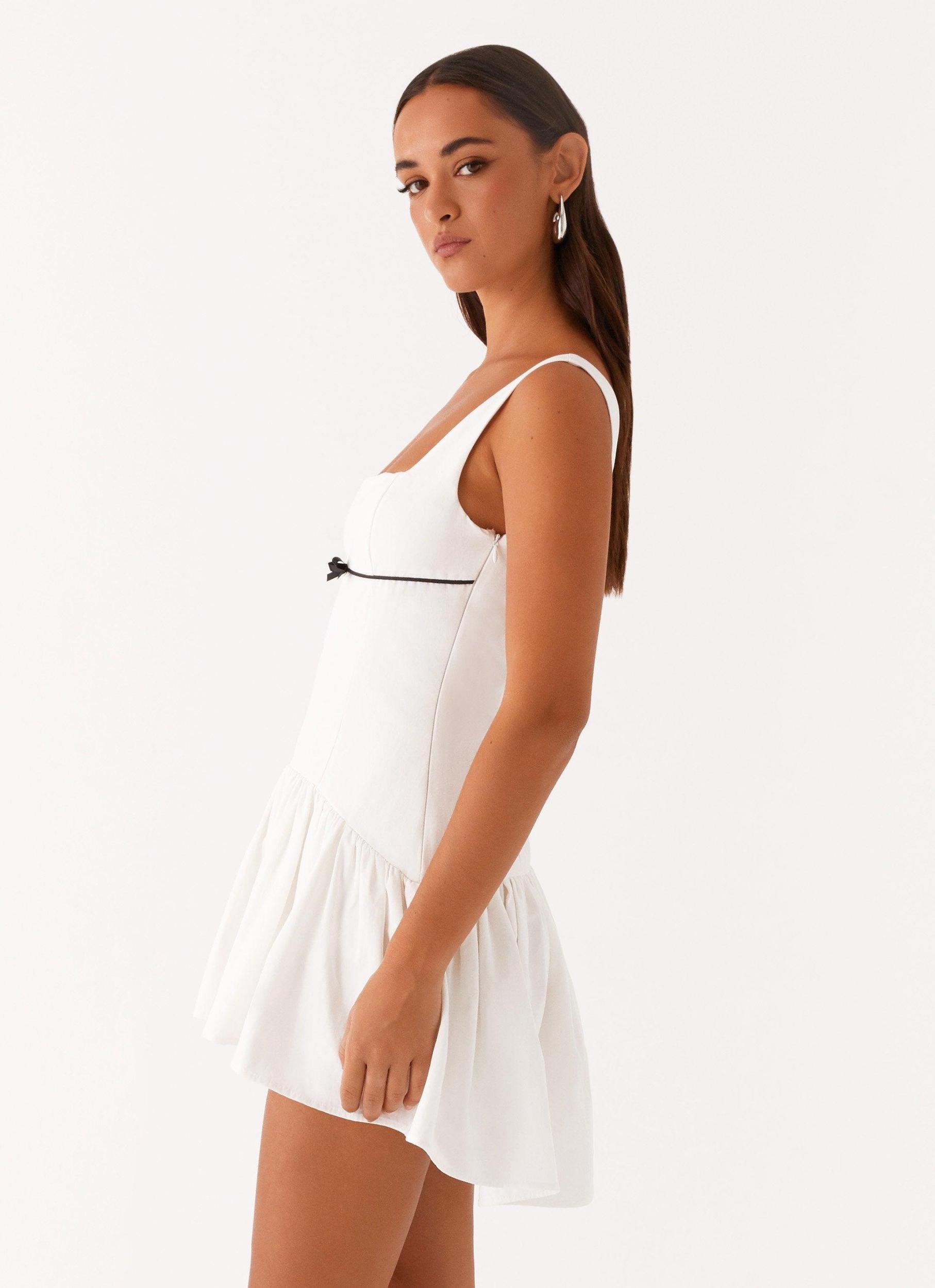 Jolene Mini Dress - White Product Image