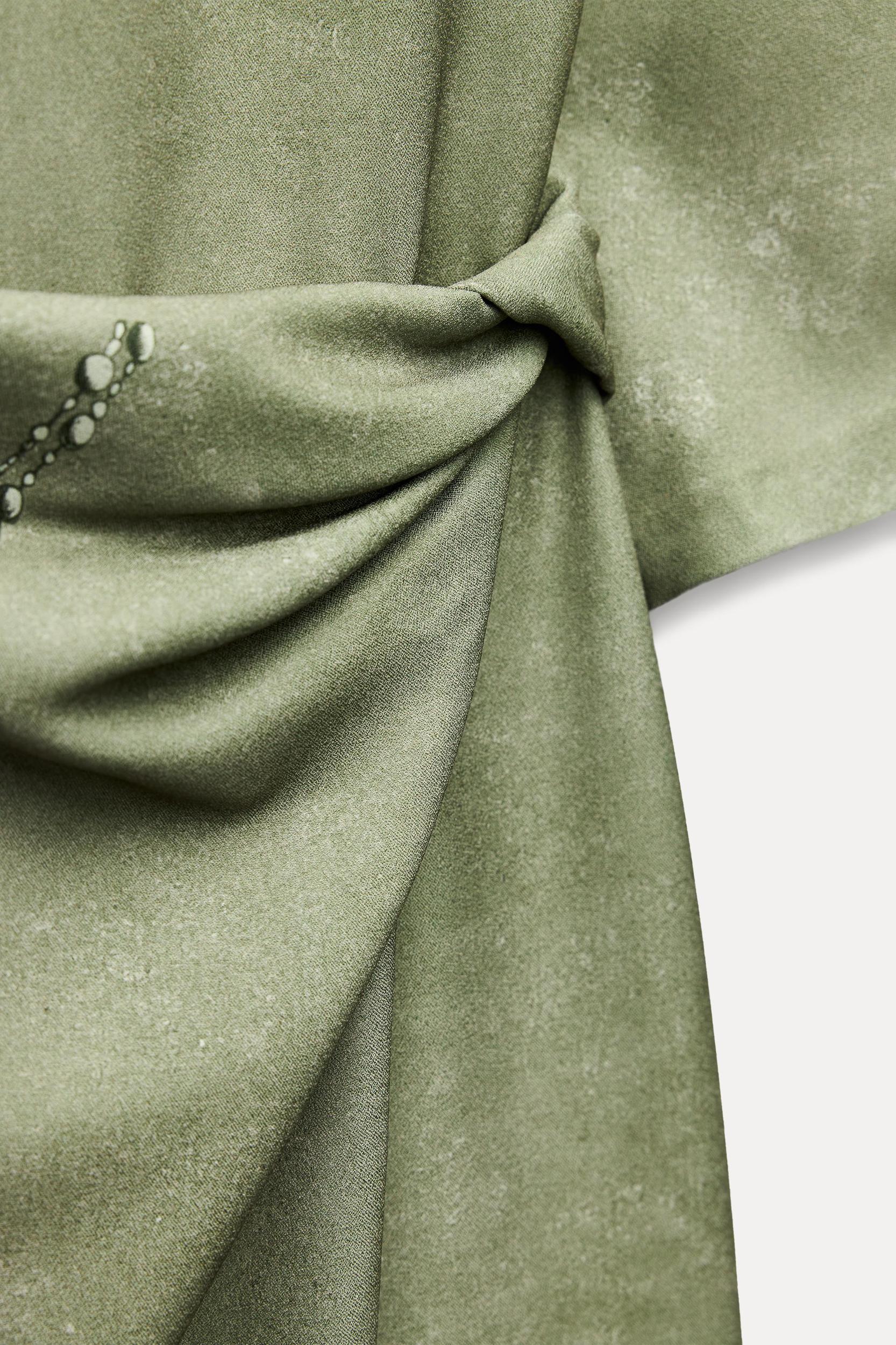 CHAIN PRINT MIDI DRESS Product Image