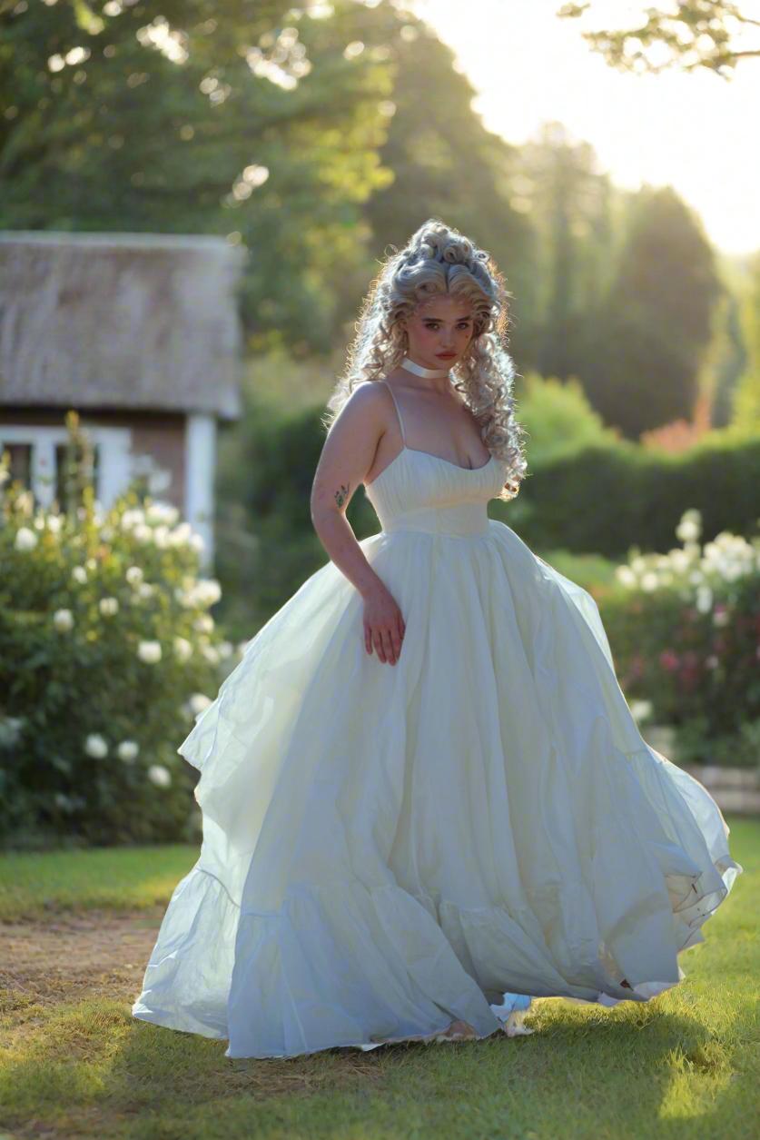 The Ivory Organdy Destination Gown Product Image