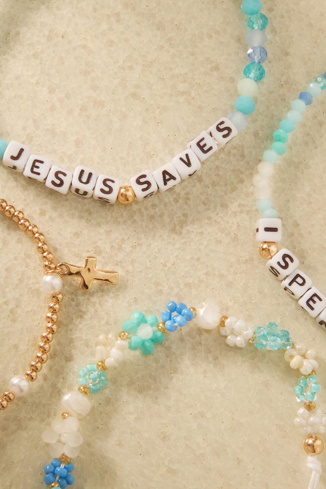 Jesus Saves Bracelet Set Product Image