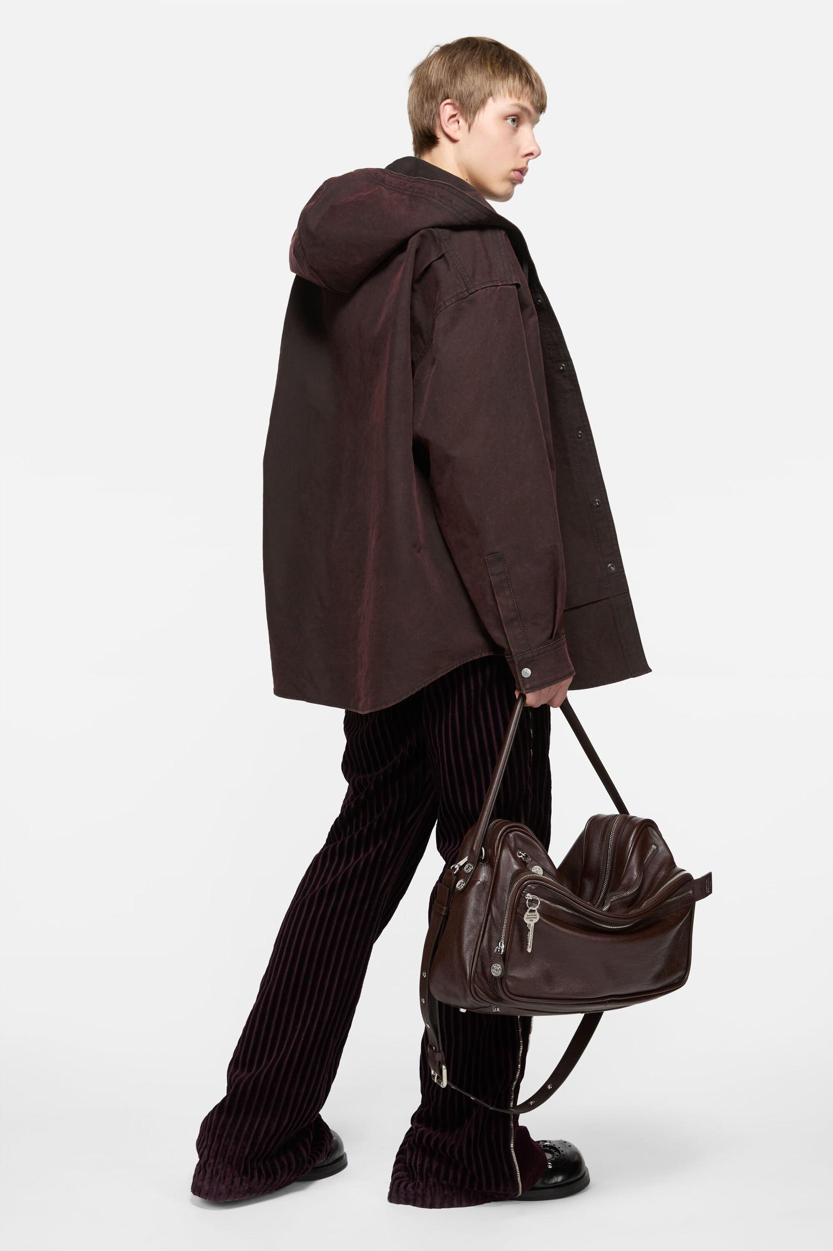 Layered hooded jacket Product Image