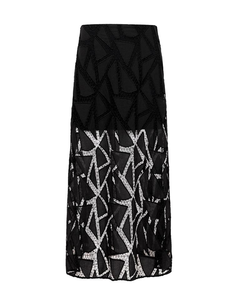 Juli Long Skirt (Exchange Only) - Black Product Image