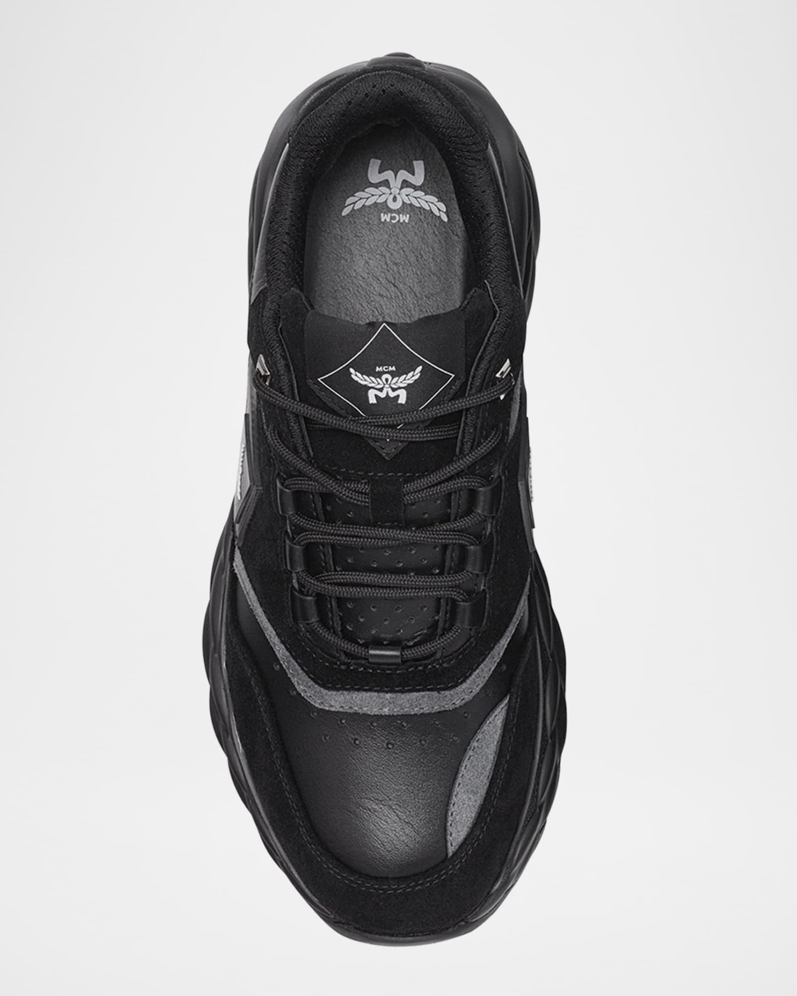 Men's Skywander Leather and Suede Sneakers Product Image