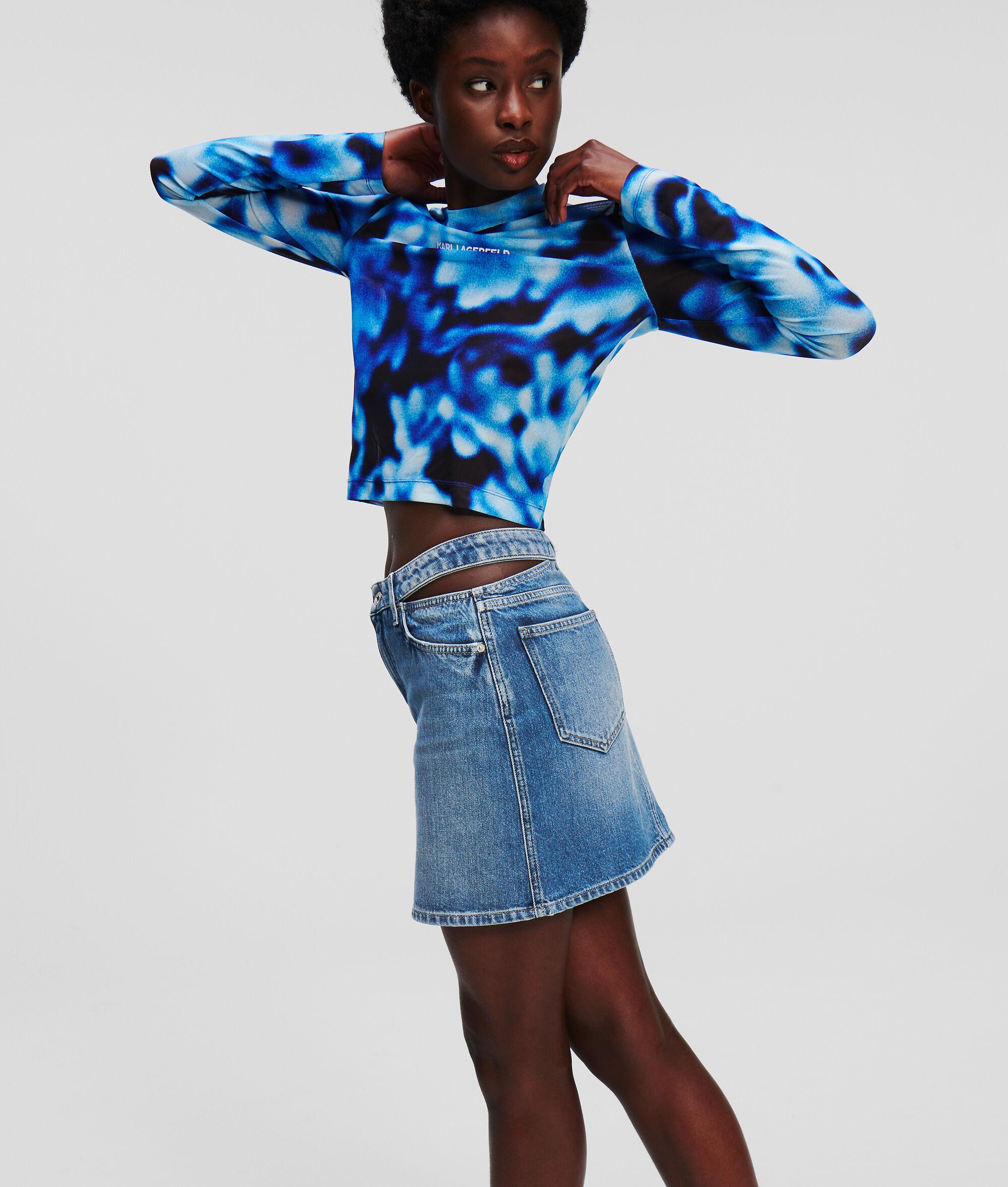 CUT-OUT WAIST MINI SKIRT Product Image