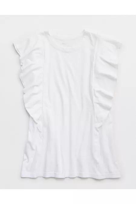 Aerie Flutter Sleeve T-Shirt Women's Product Image